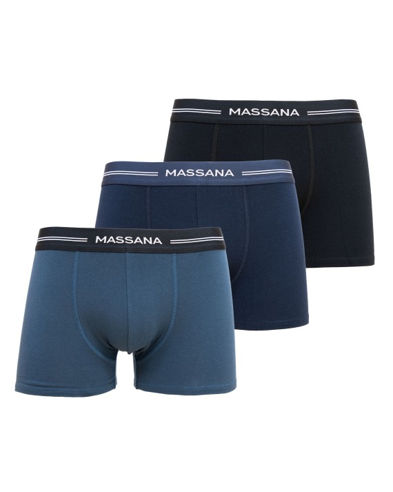 PACK 3 BOXER DE PUNTO LISO DE HOMBRE