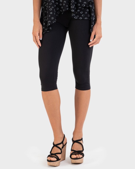 Legging pirata de mujer en color negro