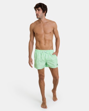 Bañador de hombre en color verde estampado