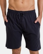 Pantalons de pijama curt d'home en punt color gris