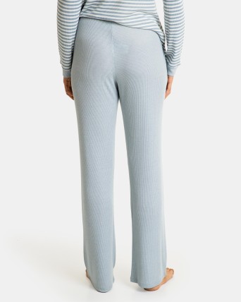 Pantalons de pijama de dona llarg en blau