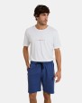 Bermuda sport de hombre en color azul