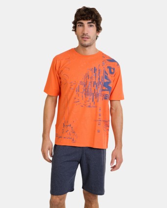 Pijama curt d'home de punt...