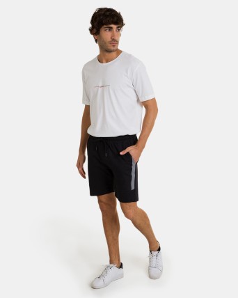 Pantalons curts esport d'home en color negre