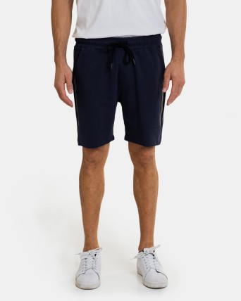 Pantalons curts esport d'home en color blau