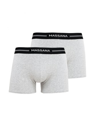 PACK 2 BOXERS HOMBRE GRIS