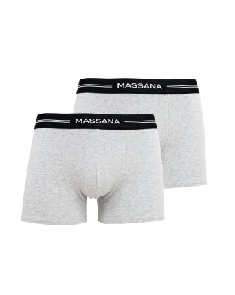 PACK 2 BOXERS HOME GRIS