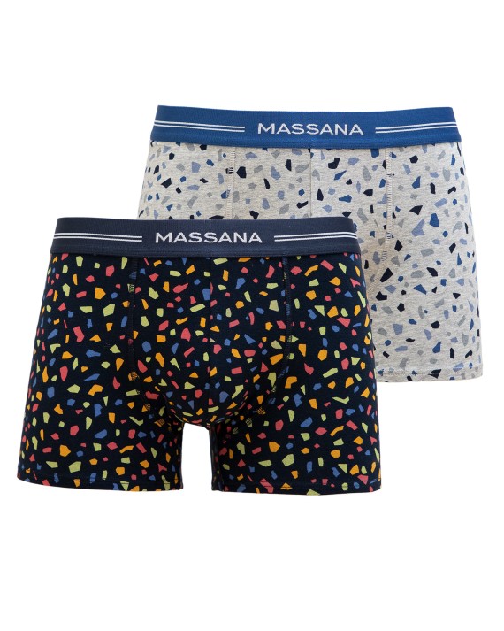 PACK 2 BOXER HOME ESTAMPAT MULTICOLOR