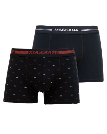 PACK 2 BOXER HOMBRE NEGRO...