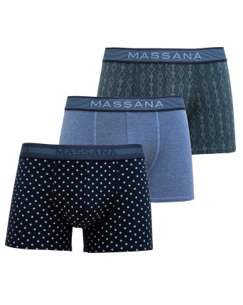 PACK 3 BOXER HOMBRE AZUL...