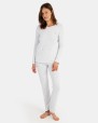 Pijama de dona llarg en teixit calat camussat