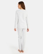 Pijama de dona llarg en teixit calat camussat