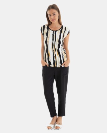 Pantalons rectes de dona en...