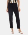 Pantalón recto de mujer en color negro