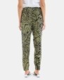 Pantalón recto de mujer estampado