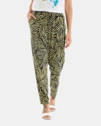 Pantalón recto de mujer estampado
