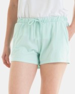 Short de mujer de algodón en color verde claro