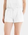 Short de mujer de algodón en color blanco