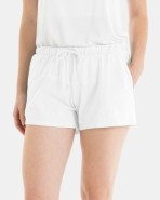 Short de mujer de algodón en color blanco