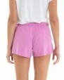 Short de mujer de algodón flamé color rosa