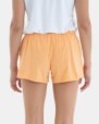 Short de mujer de algodón flamé color naranja