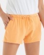 Short de mujer de algodón flamé color naranja