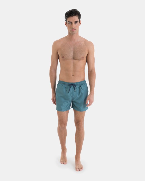 BAÑADOR DE HOMBRE BERMUDA COLOR VERDE