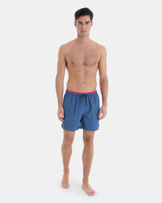 BAÑADOR DE HOMBRE BERMUDA COLOR AZUL