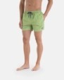 BAÑADOR DE HOMBRE BERMUDA VERDE CON MICRO ESTAMPADO A CONTRASTE.
