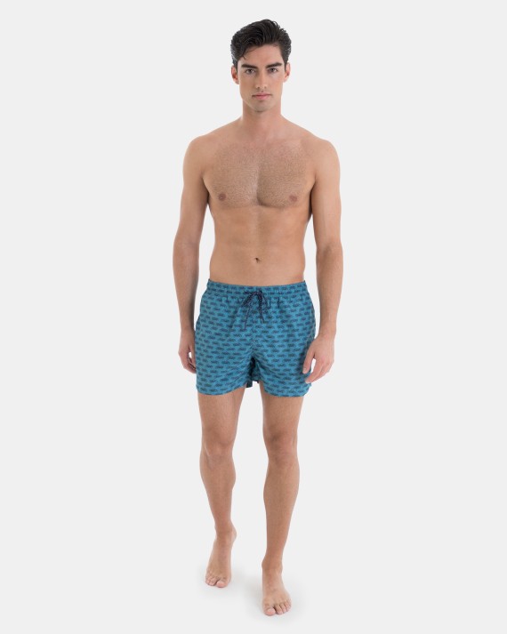 BAÑADOR DE HOMBRE BERMUDA ESTAMPADO MOTOS
