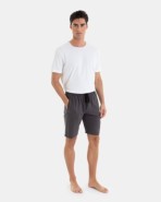 BERMUDA FELPA DE HOMBRE EN COLOR GRIS