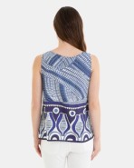CAMISETA DE MUJER DE TIRANTES ESTAMPADA