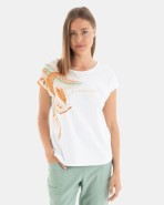 SAMARRETA DE DONA ESPATLLA CAIGUDA ESTAMPAT FULLES