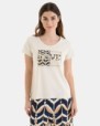 CAMISETA DE MUJER DE MANGA CORTA ESTAMPADO LOVE