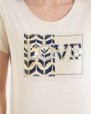 CAMISETA DE MUJER DE MANGA CORTA ESTAMPADO LOVE