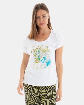 CAMISETA DE MUJER DE MANGA...