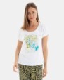 CAMISETA DE MUJER DE MANGA CORTA ESTAMPADO SHINE