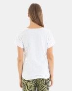 CAMISETA DE MUJER DE MANGA CORTA ESTAMPADO SHINE