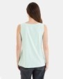 CAMISETA BÁSICA DE MUJER SIN MANGAS VERDE