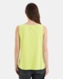 Women’s sleeveless basic green t-shirt