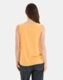 CAMISETA BÁSICA DE MUJER SIN MANGAS NARANJA