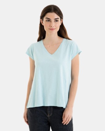 CAMISETA BÁSICA DE MUJER...
