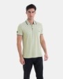POLO PIQUÉ 100% ALGODÓN REGULAR FIT COLOR VERDE