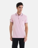 POLO PIQUÉ 100% ALGODÓN REGULAR FIT COLOR ROSA