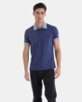 POLO 100% ALGODÓN REGULAR FIT COLOR AZUL ESTAMPADO