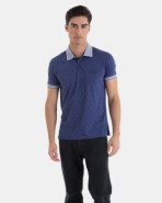 POLO 100% ALGODÓN REGULAR FIT COLOR AZUL ESTAMPADO