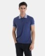 POLO 100% ALGODÓN REGULAR FIT COLOR AZUL ESTAMPADO