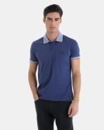 POLO 100% ALGODÓN REGULAR FIT COLOR AZUL ESTAMPADO