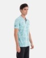 POLO PIQUÉ 100% ALGODÓN REGULAR FIT COLOR AZUL ESTAMPADO