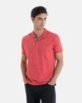 POLO 100% ALGODÓN REGULAR FIT COLOR ROJO ESTAMPADO